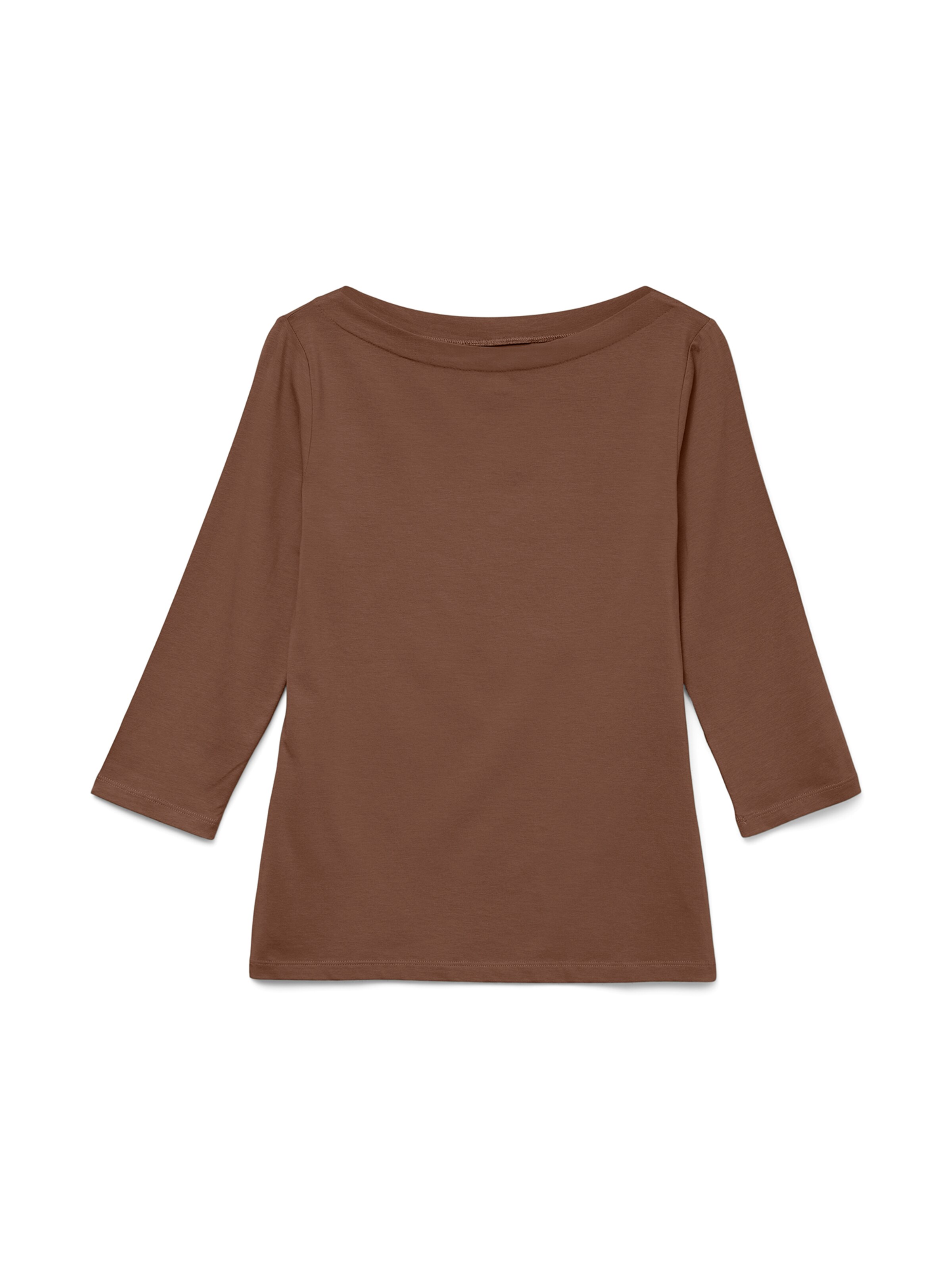 VERO MODA Top 'VMPANDA' | rjava barva: sprednja stran