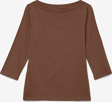 VERO MODA Top 'VMPANDA' | rjava barva: sprednja stran
