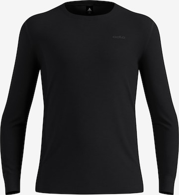 Base layer 'MERINO 200' di ODLO in nero: frontale