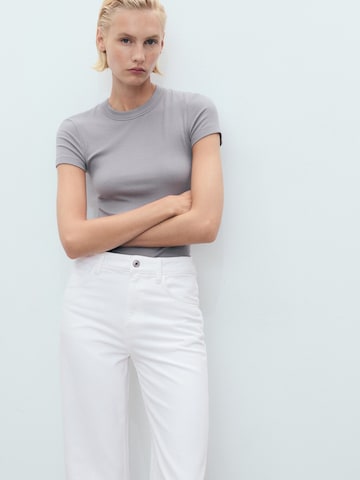 MANGO Regular Jeans 'DANILA' in White