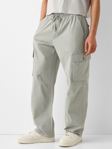 Bershka Loosefit Hose in Grau