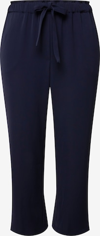 Ulla Popken Trousers in Blue: front
