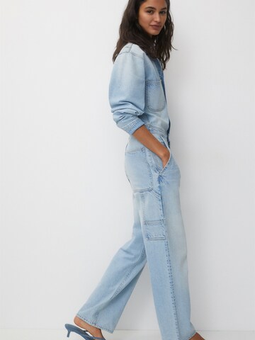 Pull&Bear Jumpsuit in Blau