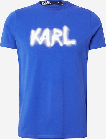 mėlyna Karl Lagerfeld Marškinėliai: priekis