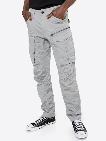 Tapered Pantaloni cargo 'Rovic 3D' di G-Star RAW in grigio: frontale