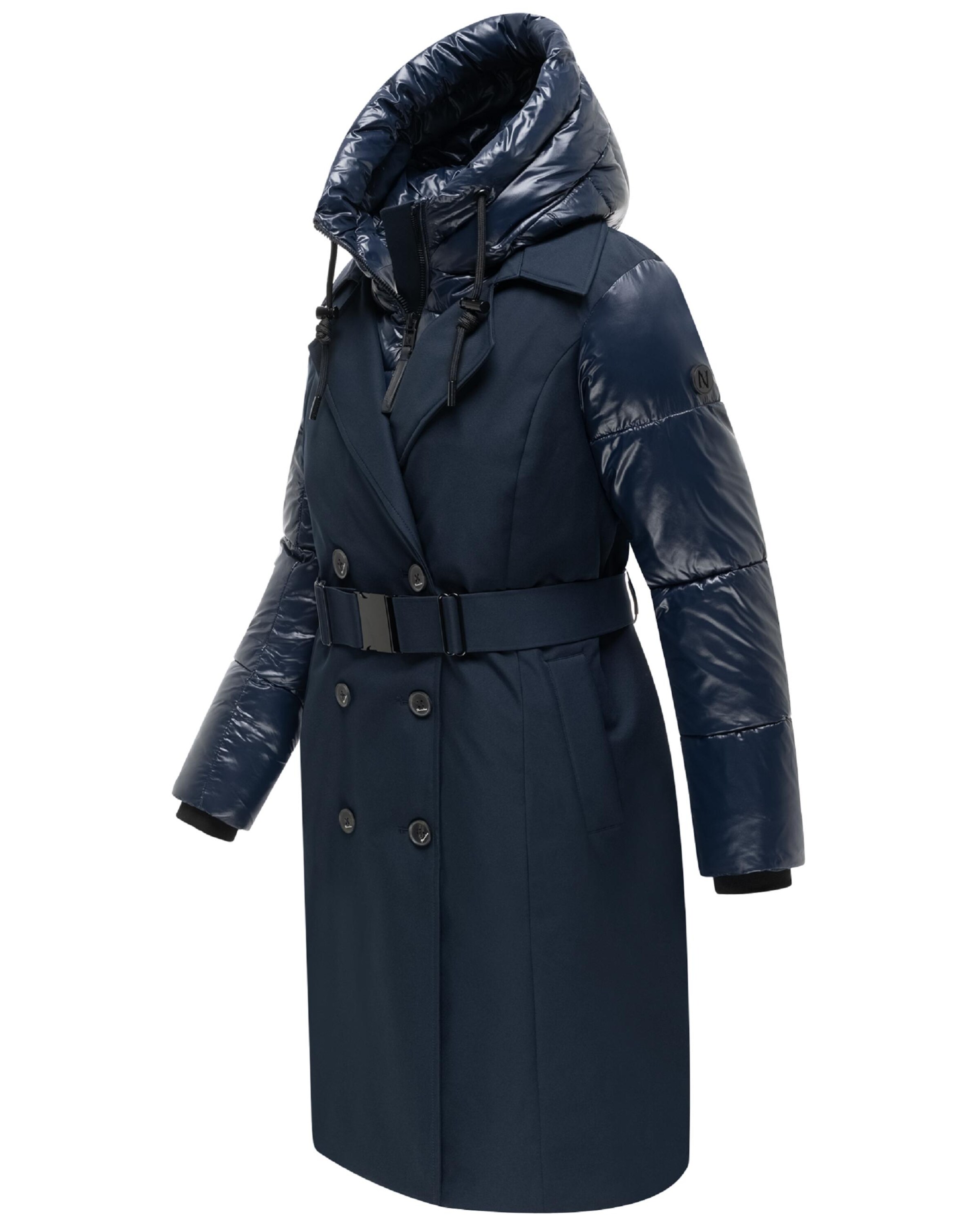 NAVAHOO Winter coat 'City-Glow 14' in Blue