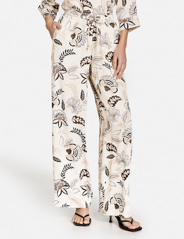 Wide Leg Pantalon TAIFUN en beige : devant