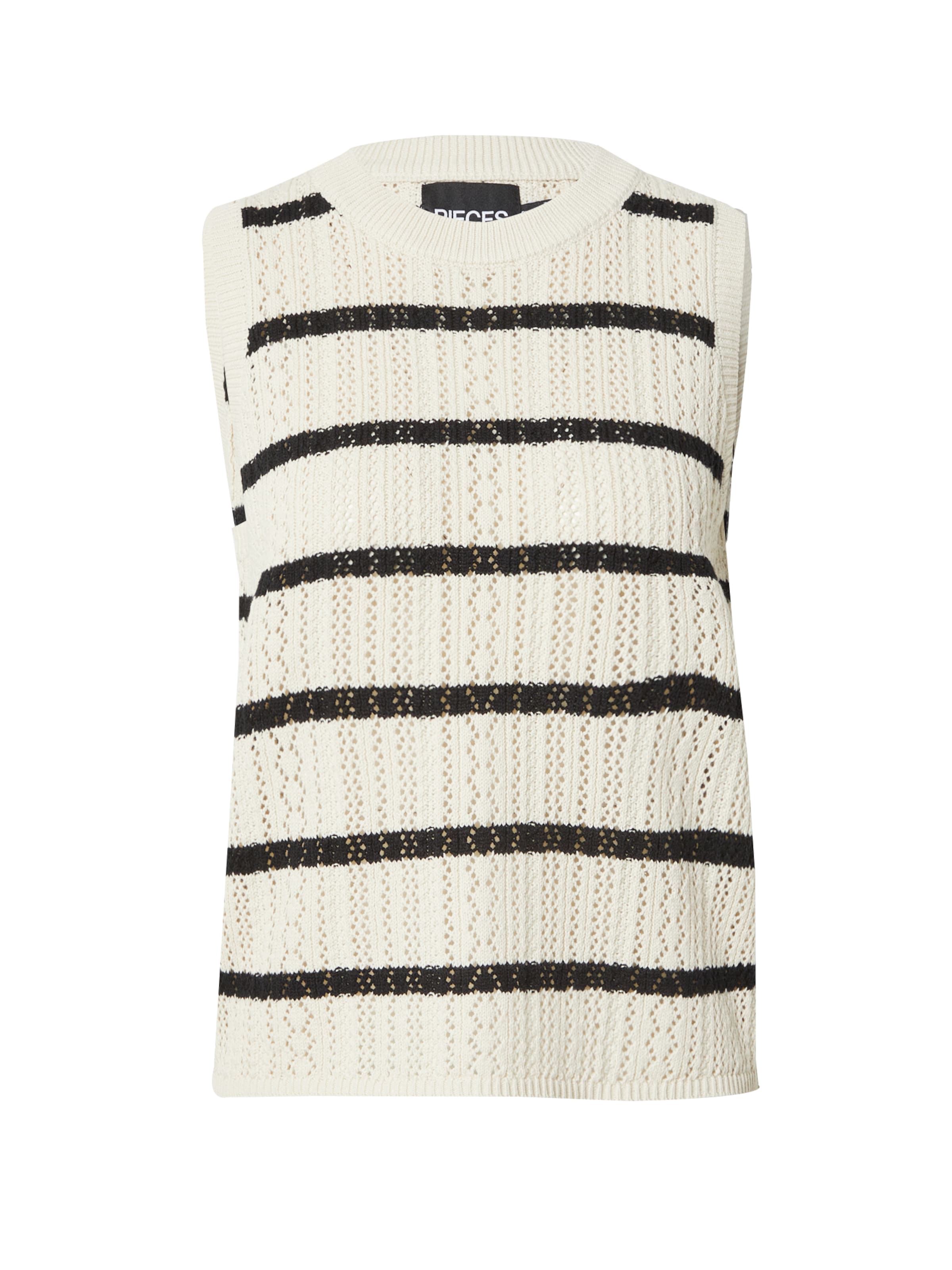 PIECES Sweater 'PCNuka' in Beige: front