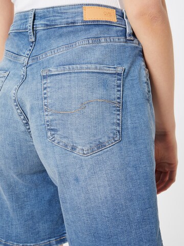 QS Regular Jeans i blå