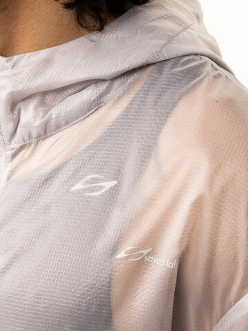 saved lab Sportjacke 'SL-200 Windbreaker Silver'‌‌ in Transparent