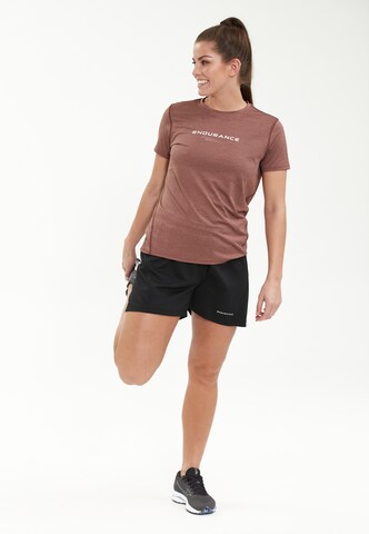 ENDURANCE Regular Sports trousers 'Carnew' in Black
