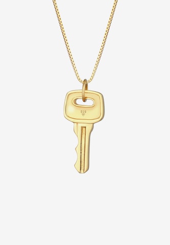 KUZZOI Halskette Schlüssel in Gold