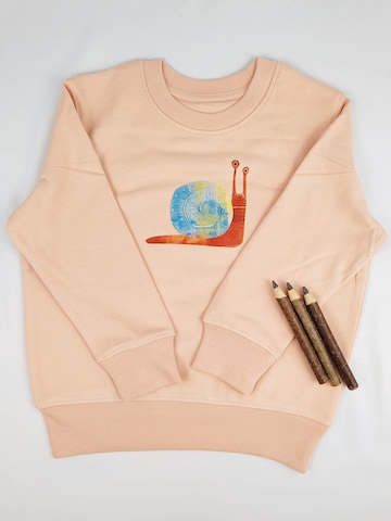 Sweat-shirt 'Schnecke' MelaDi en beige