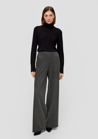 Wide Leg Pantalon s.Oliver BLACK LABEL en gris