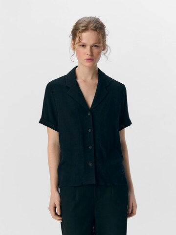 Camicia da donna 'SANNE' di OBJECT in nero: frontale