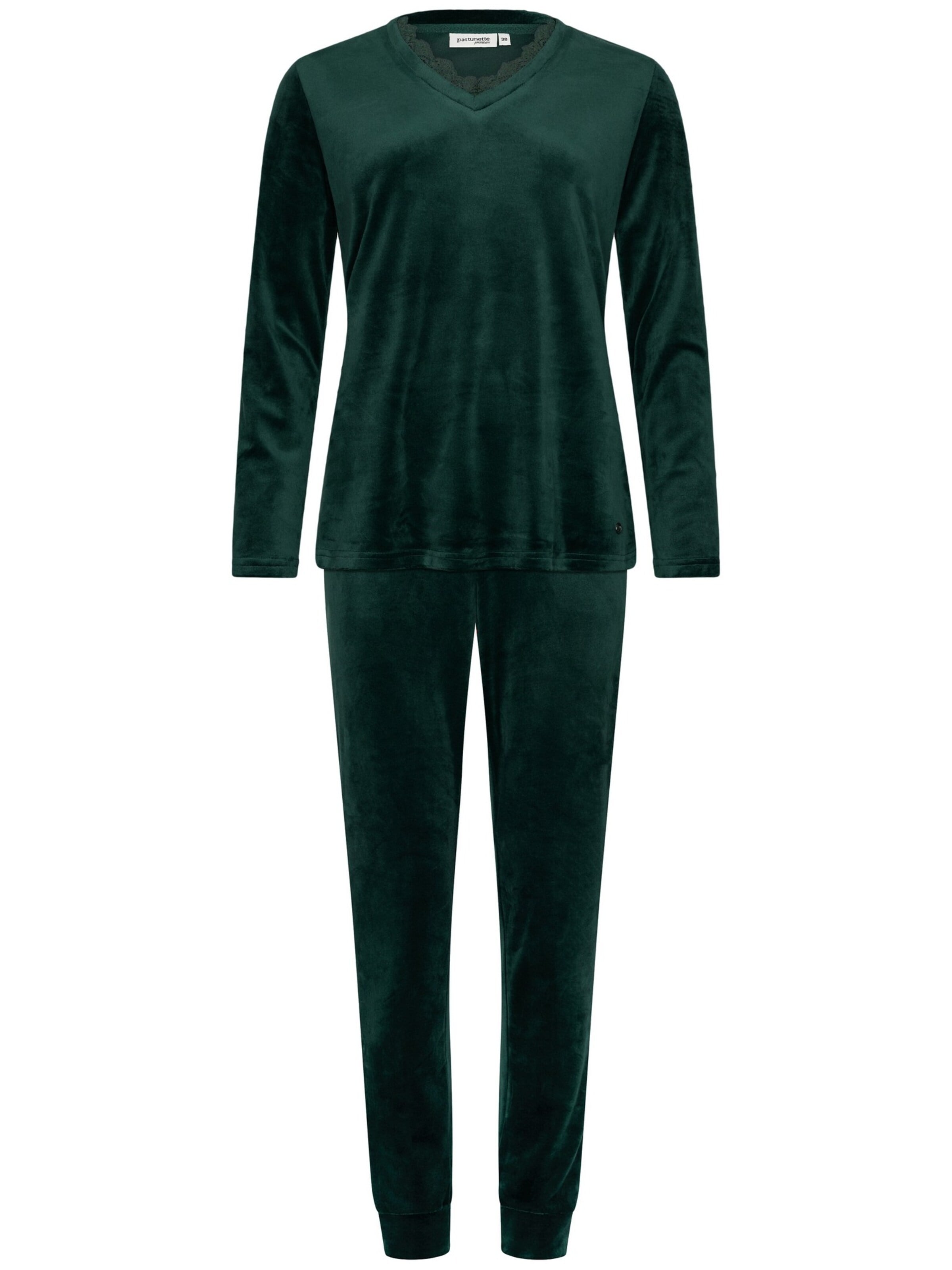 Pastunette Pyjama in Groen: voorkant