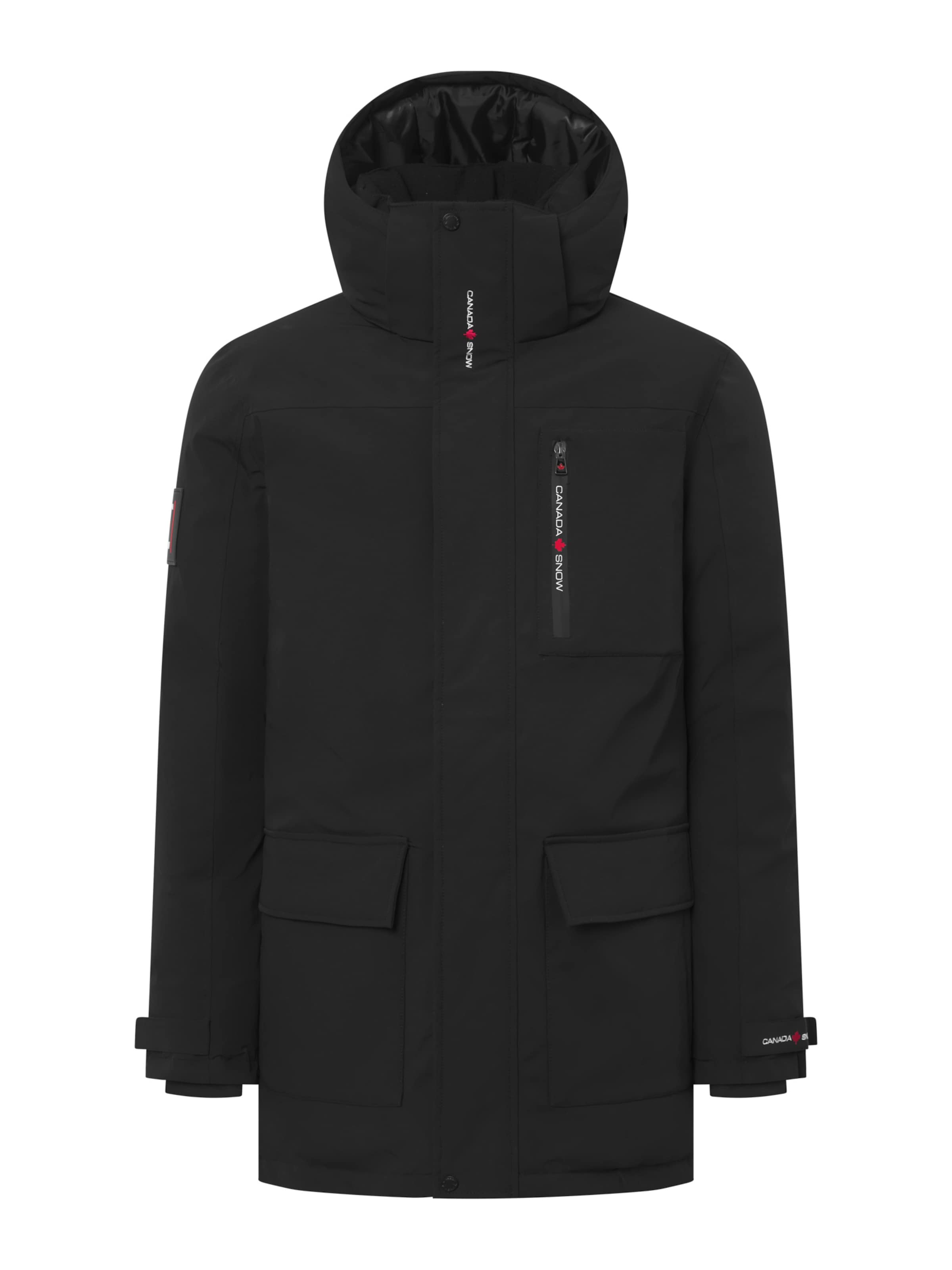 Manteau d’hiver 'JOE' CANADA SNOW en noir : devant