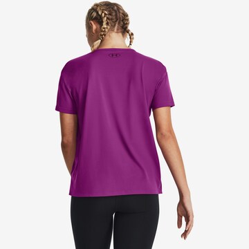 T-shirt fonctionnel 'Rush Energy 2.0' UNDER ARMOUR en violet