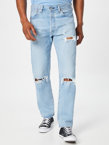 LEVI'S Jeans '501® '93 STRAIGHT' in Blauw: voorkant