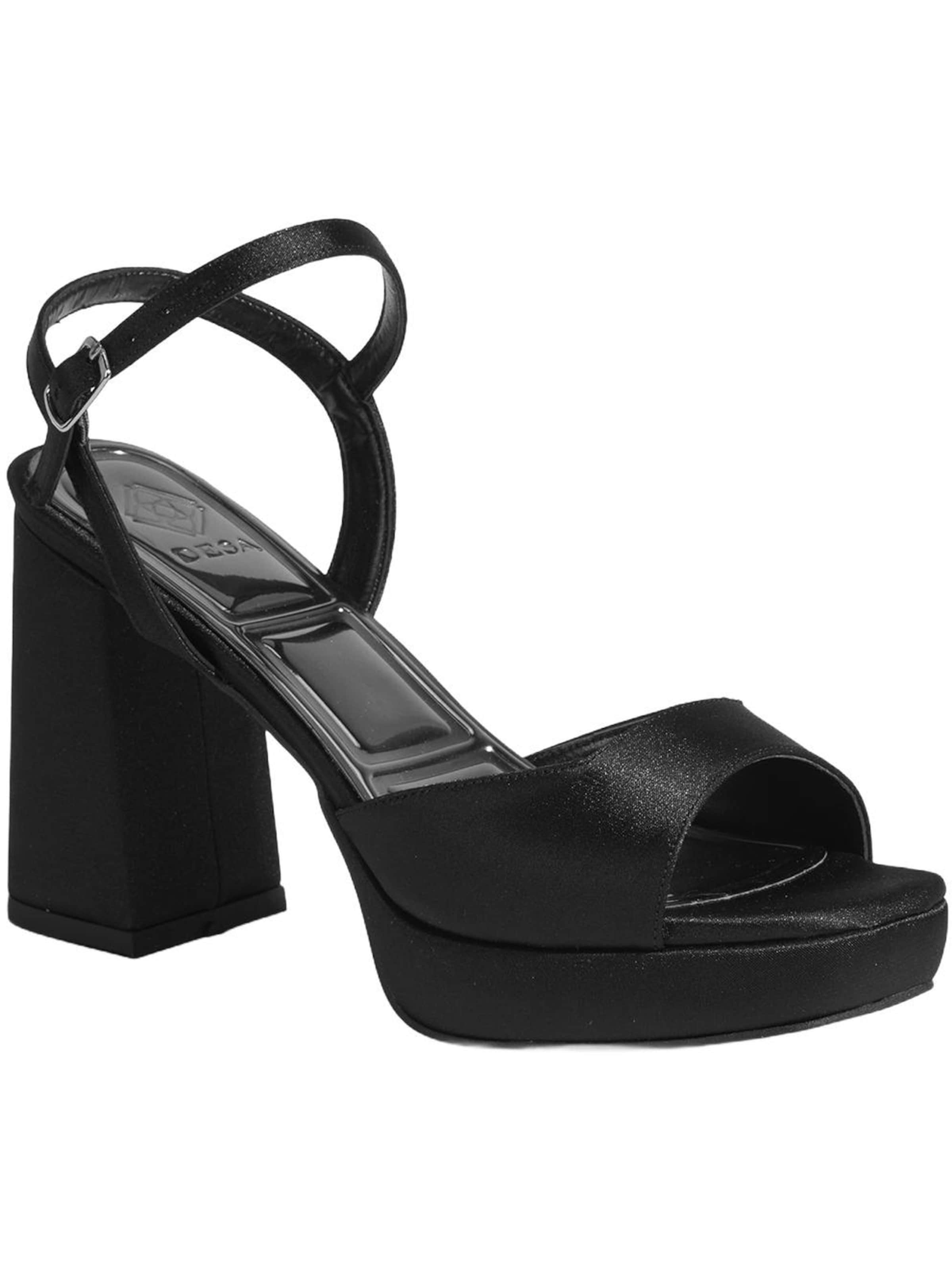 Desa - Sandalias de dedo 'Absätze' en negro