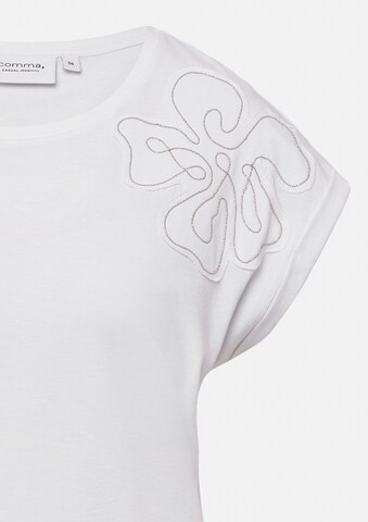 comma casual identity T-Shirt in Weiß