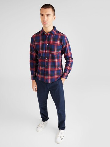 Coupe regular Chemise AÉROPOSTALE en bleu