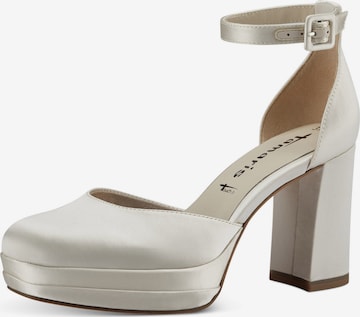 TAMARIS Slingback Pumps in Beige: front