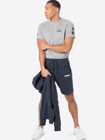 Hummel Regular Sportshorts 'Legacy' in Blau