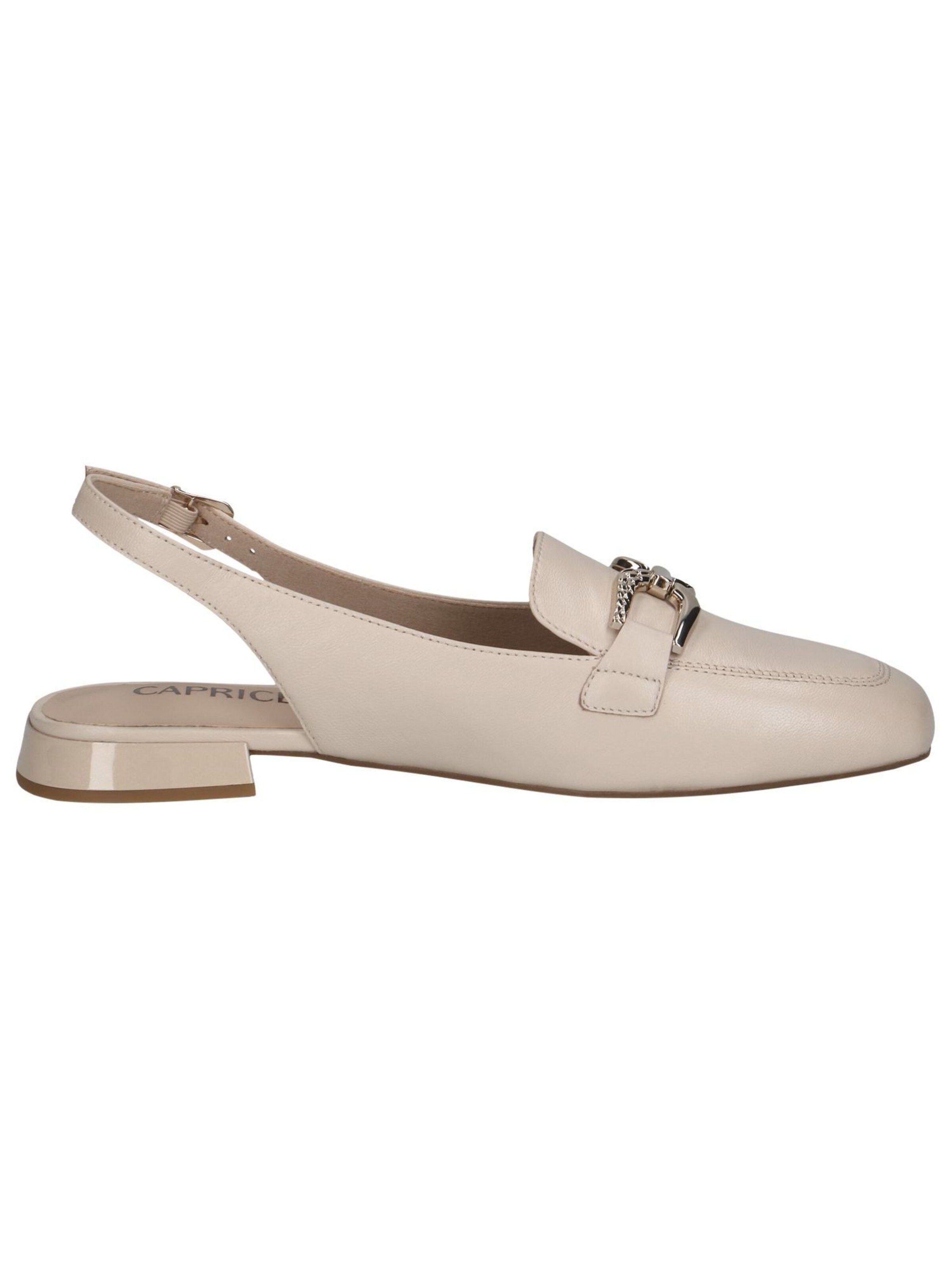 CAPRICE Slingback Pumps in Beige