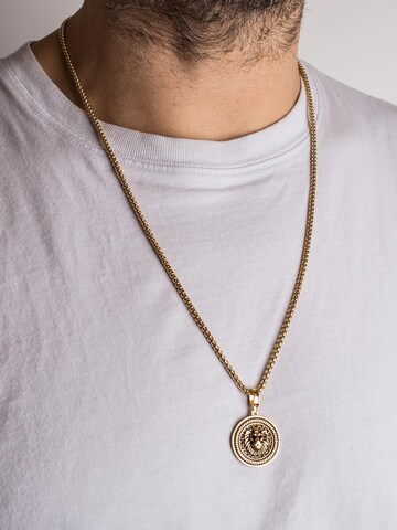 Akitsune Necklace 'Imperator Pendant / Necklace Antique Gold 70 cm' in Gold