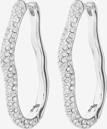 Boucles d'oreilles 'Avola' Pilgrim en argent : devant