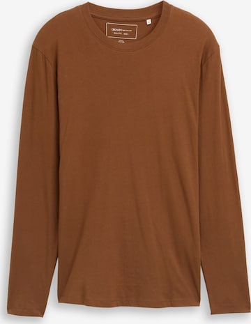 TOM TAILOR DENIM Shirt in Brown: front