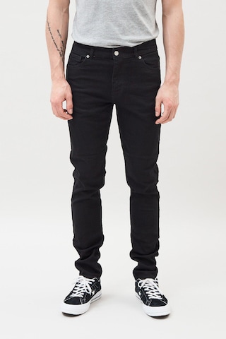 Dr. Denim Regular Jeans 'Clark' i svart: framsida