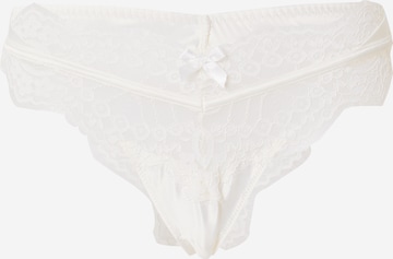 String 'Amelia' Hunkemöller en blanc : devant