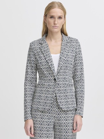 Blazer 'IHKate' ICHI en bleu : devant
