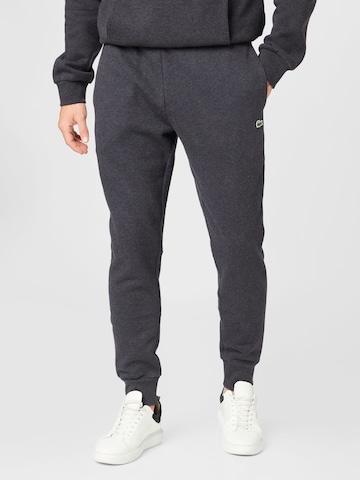 Coupe slim Pantalon LACOSTE en gris : devant