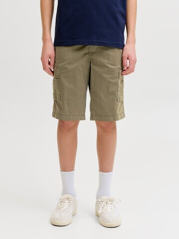 Jack & Jones Junior Regular Pants in Green: front