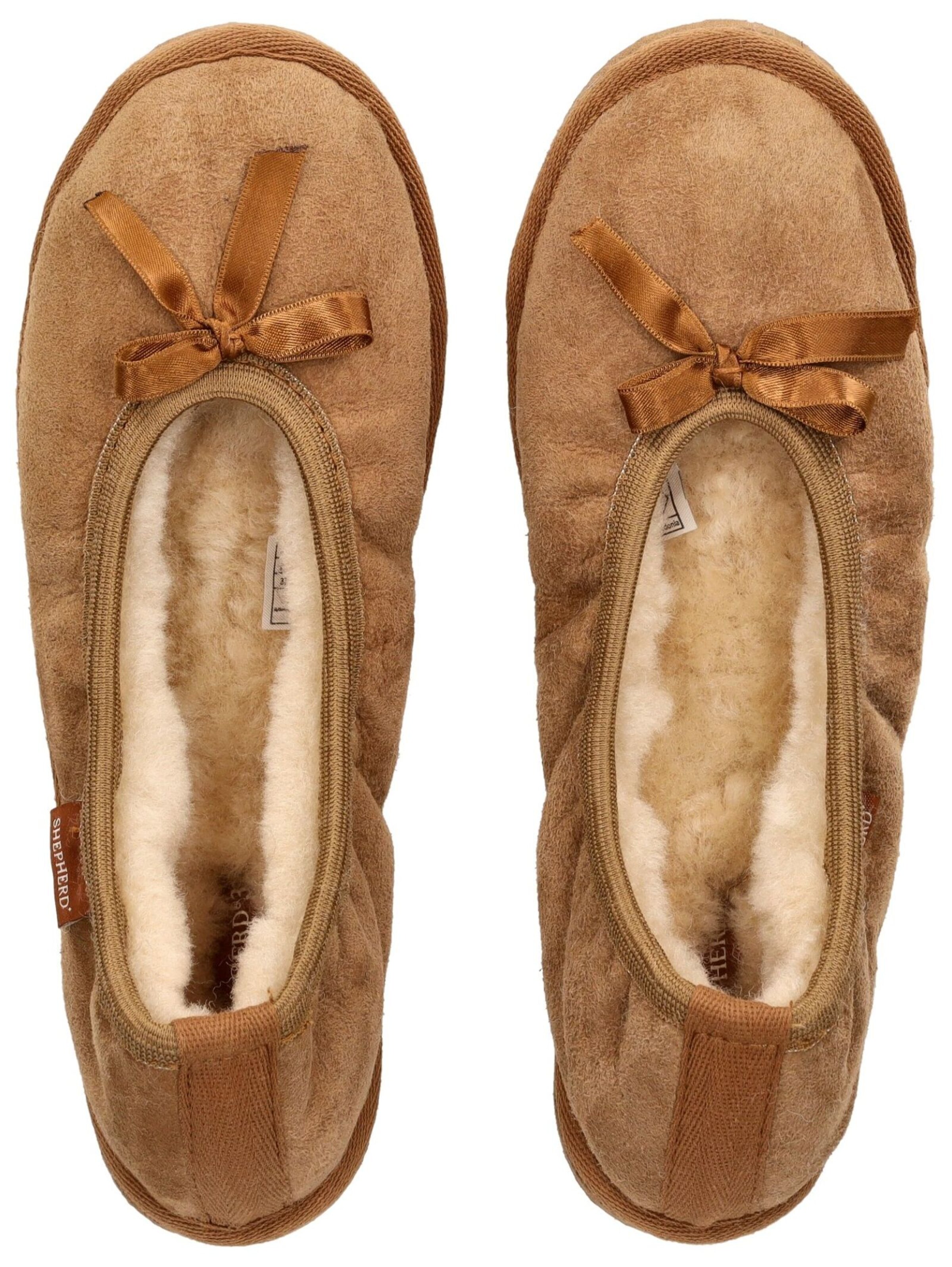 SHEPHERD Huisschoenen in Bruin