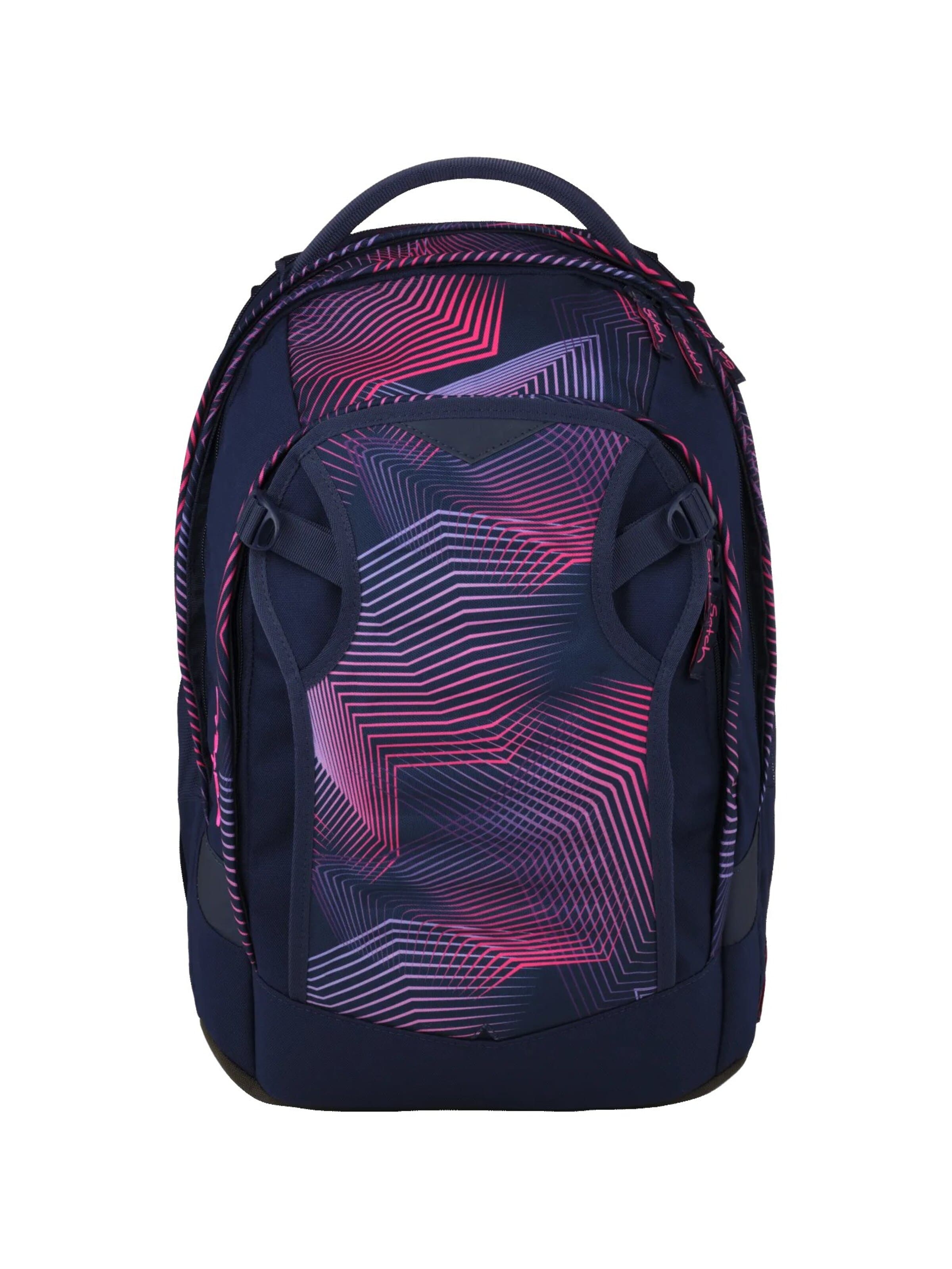 Satch Backpack 'Schulrucksack match plus' in Pink: front