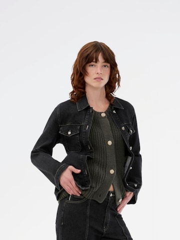 modström Övergångsjacka 'Sandermd' i svart: framsida