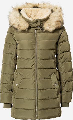 ONLY Winter Coat in Green: front