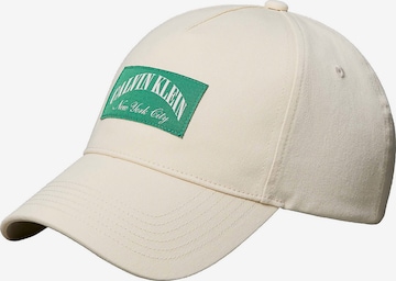Calvin Klein Cap in Beige: Vorderseite