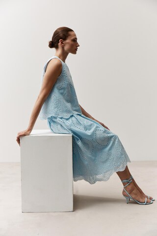 Chemisier MORE & MORE en bleu