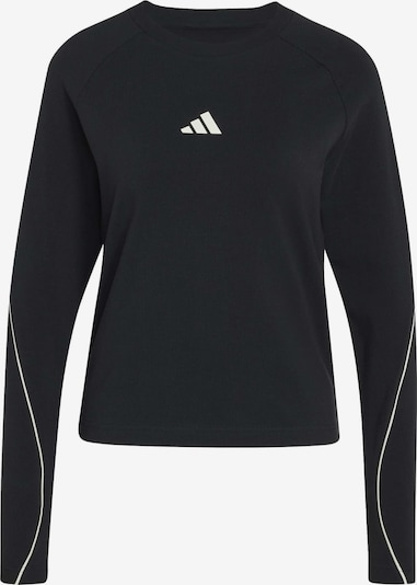 XS dydžio Sportiniai marškinėliai 'STADIUM LS' iš ADIDAS SPORTSWEAR, spalva – juoda / balta, Prekių apžvalga