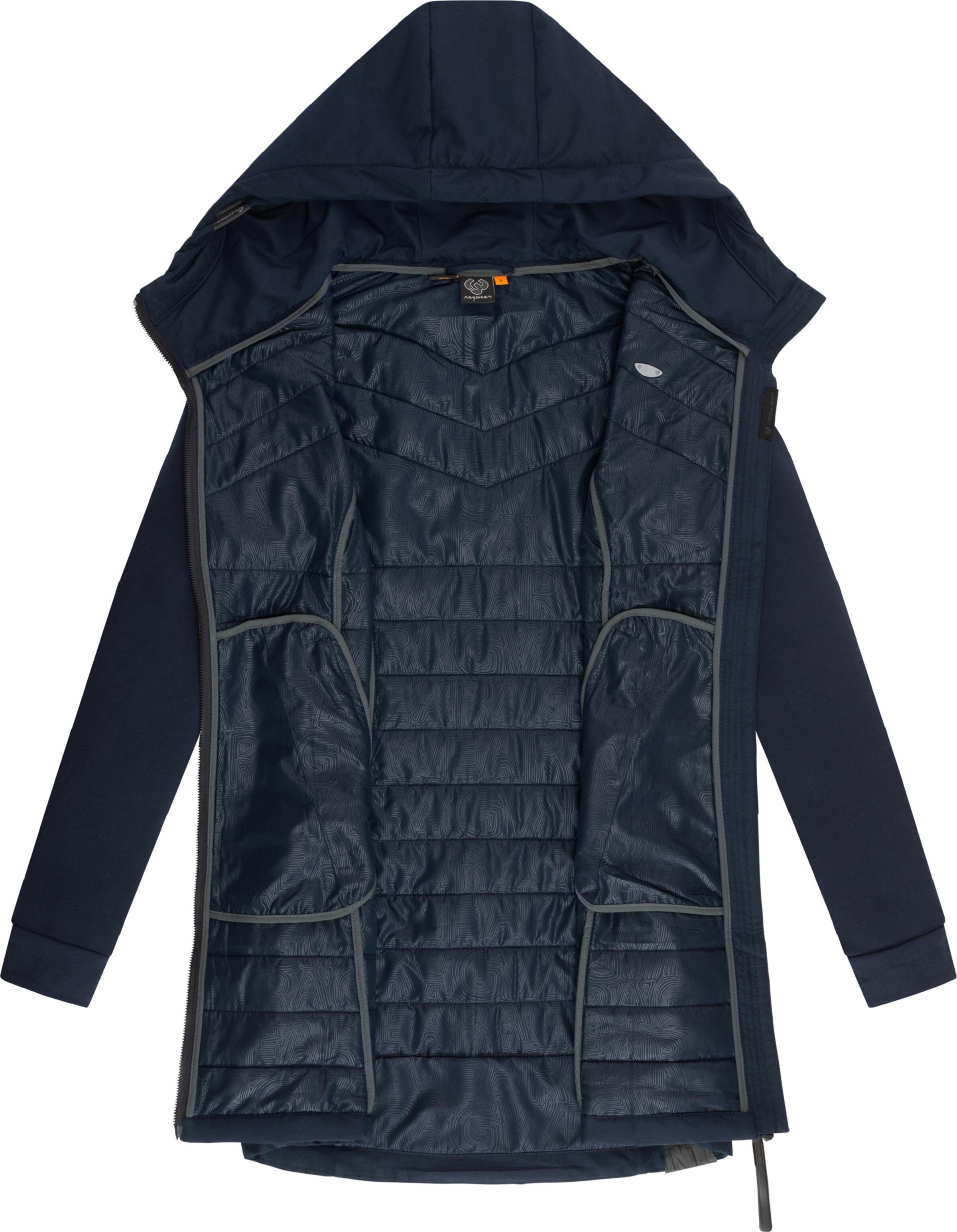 Palton de primăvară-toamnă 'Lucinda' de la Ragwear pe albastru