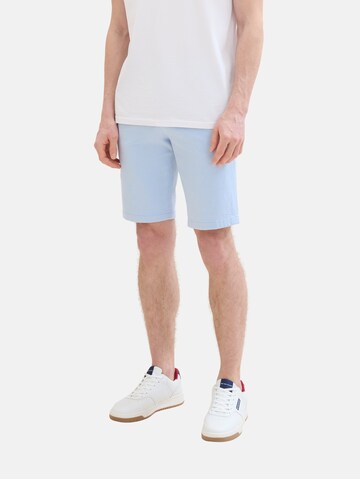 TOM TAILOR Slimfit Shorts 'Travis' in Blau: Vorderseite