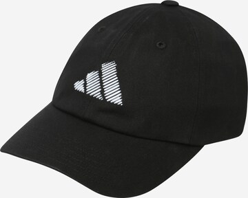 ADIDAS GOLF Athletic Cap in Black: front