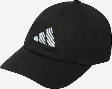 ADIDAS GOLF Спортна шапка в черно: отпред