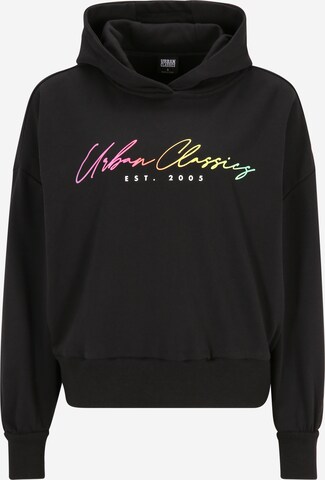 Urban Classics Sweatshirt in Zwart: voorkant