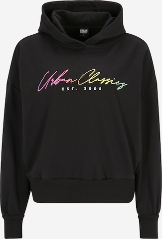 Urban Classics Sweatshirt in Black: front